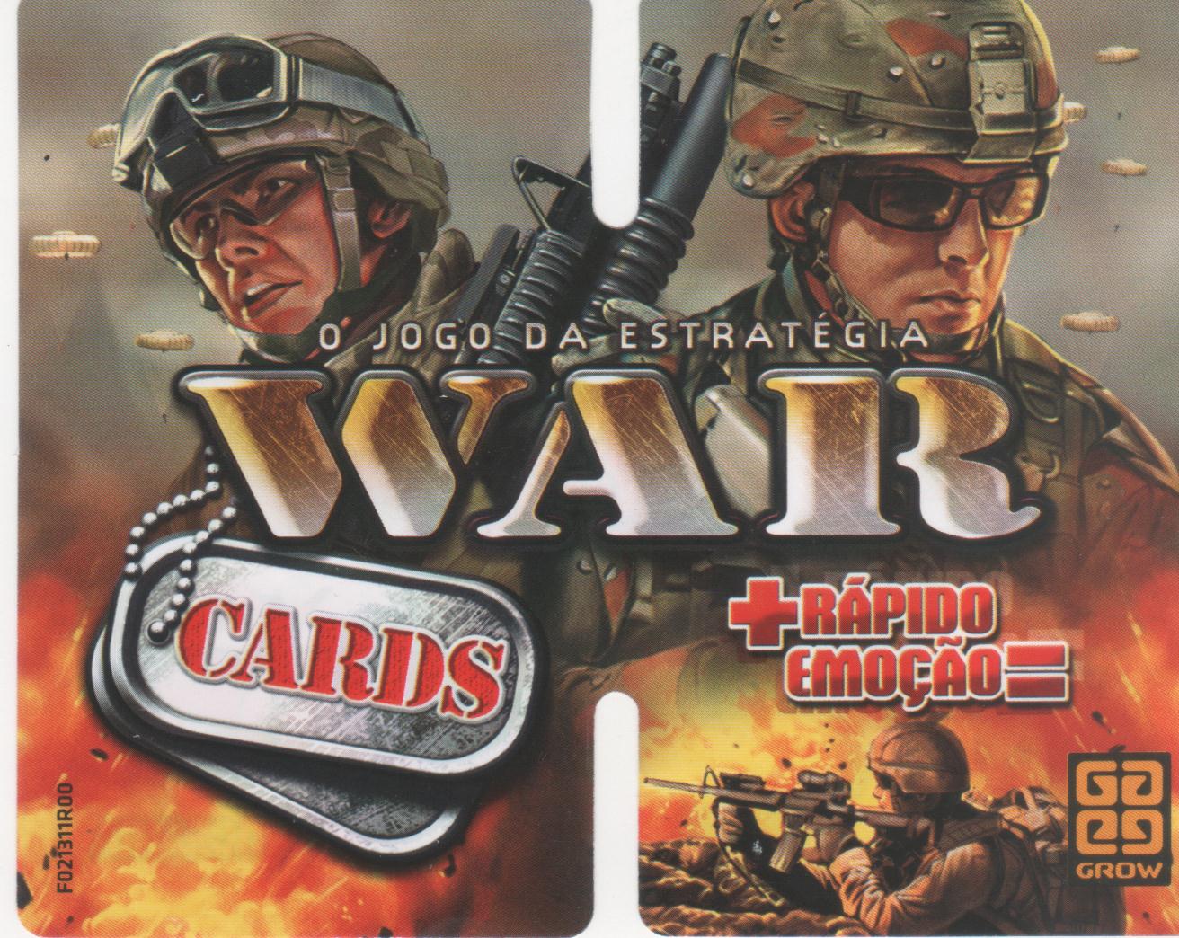 Todas as edições do WAR da GROW: jogo de tabuleiro de guerra